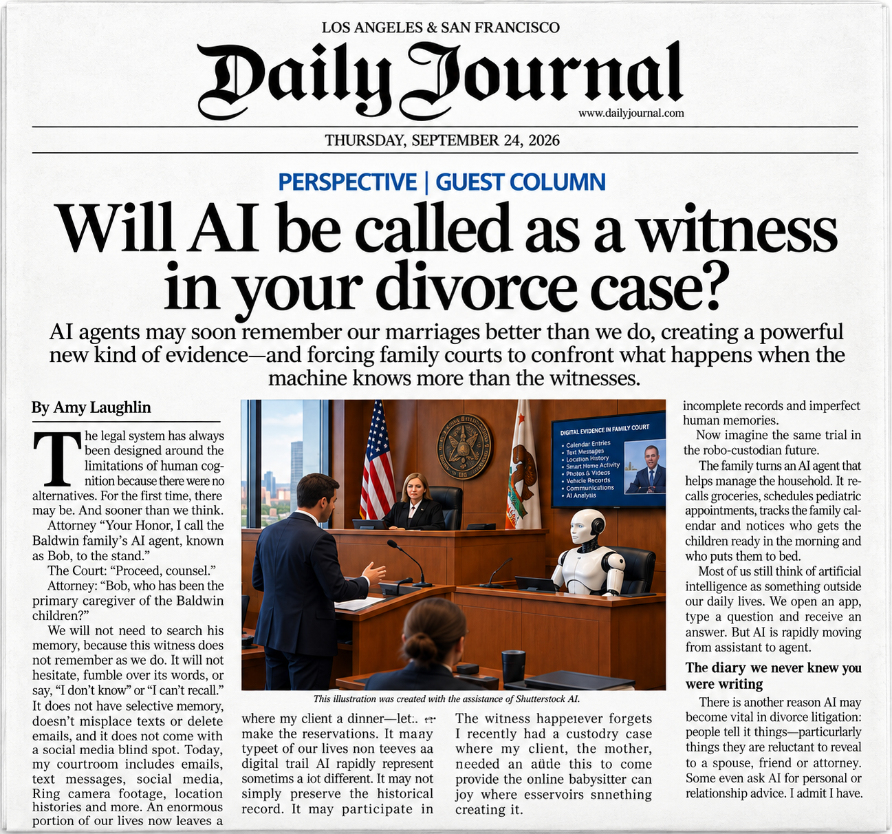 news paper article